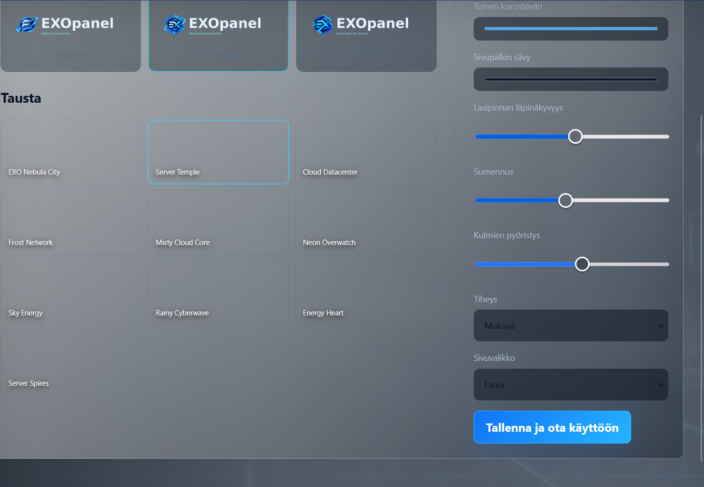 Brand system — EXOpanel